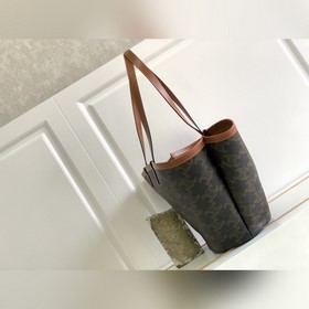 #CELINE TOTE Большая сумка для покупок Корзина в форме веера с кл