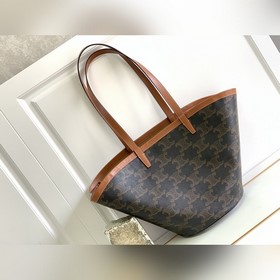 #CELINE TOTE Большая сумка для покупок Корзина в форме веера с кл