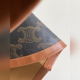 #CELINE TOTE Большая сумка для покупок Корзина в форме веера с кл
