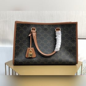 CELINE CABAS Мини-сумка из кожи с логотипом Новейшая мини-сумка-т