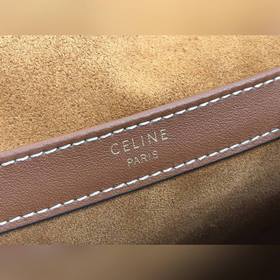 CELINE｜CABAS TRIOMPHE Сумка из гладкой кожи с завязками Новая мод