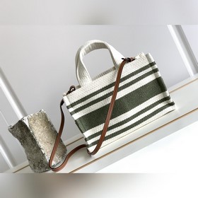 CELINE &nbsp;CABAS THAIS Маленькая сумка CELINE из полосатой