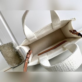 CELINE &nbsp;CABAS THAIS Маленькая сумка CELINE из полосатой 