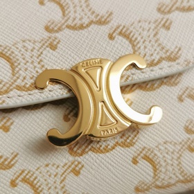 CELINE TRIOMPHE Маленький кожаный кошелек TRIOMPHE Логотип TRIOMP