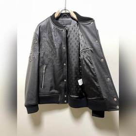 Chrome Hearts Осень-зима Новинка Классическая кожаная куртка Мате