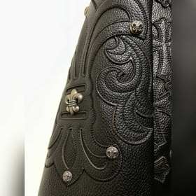 Chrome Hearts Осень-зима Новинка Классическая кожаная куртка Мате