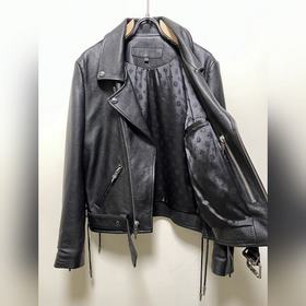 Chrone heart Классическая кожаная куртка в стиле мотоциклиста с м