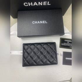 CHANEL серия cf, средняя длина, кошелек с тремя отделами, поступи