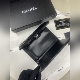 CHANEL серия cf, средняя длина, кошелек с тремя отделами, поступи