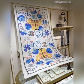 CHANEL Длинный шарф для девочек 100% высококачественный кашемир