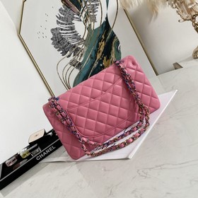 Новая модель Chanel с цветной фурнитурой CF Классическая форма, в