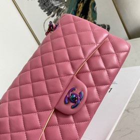 Новая модель Chanel с цветной фурнитурой CF Классическая форма, в