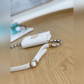 Новая модель кожаного кошелька Chanel с цепочкой