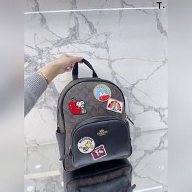 Рюкзак Coach Court с изображением Снупи Новейшая модель рюкзака