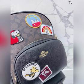 Рюкзак Coach Court с изображением Снупи Новейшая модель рюкзака