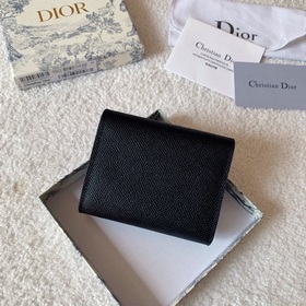 Седло Dior [цвет] Короткий кошелек с тремя складками, внешняя сто