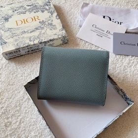 Седло Dior [цвет] Короткий кошелек с тремя складками, внешняя сто