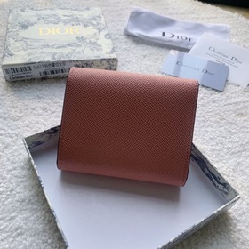 Седло Dior [цвет] Короткий кошелек с тремя складками, внешняя сто
