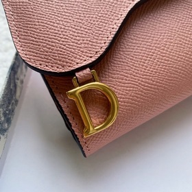 Седло Dior [цвет] Короткий кошелек с тремя складками, внешняя сто