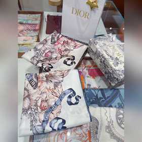 Dior Limited Edition Top-Quality Silk Square Scarf Красивые бабоч