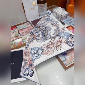 Dior Limited Edition Top-Quality Silk Square Scarf Красивые бабоч
