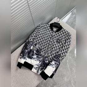 Dior Мужская осенне-зимняя новинка： куртка с воротником-бийсом и 