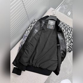 Dior Мужская осенне-зимняя новинка： куртка с воротником-бийсом и 