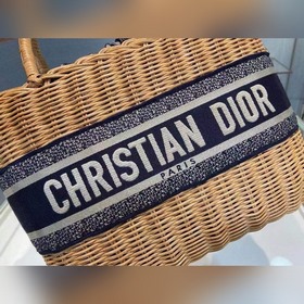 Dior корзина для покупок с длинными ручками. Dior мини-сумка для 