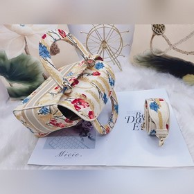 Фусанг-цветок, светло-золотой 【Серия Lady Dior с вышивкой】 Новая 