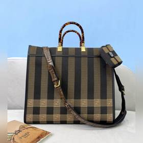 FENDI Новая сумка для покупок Знаковый вышитый логотип F и высок
