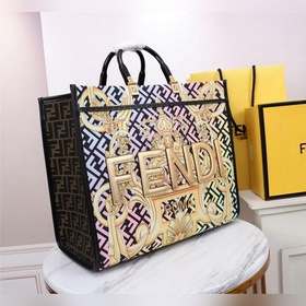 Fendi FF Тоут, универсальная сумка С длинным плечевым ремнем для 