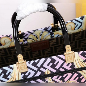 Fendi FF Тоут, универсальная сумка С длинным плечевым ремнем для 