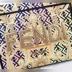 Fendi FF Тоут, универсальная сумка С длинным плечевым ремнем для 