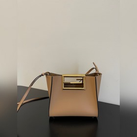 FENDI Новая сумка с двойной застежкой F (маленькая сумка для пок