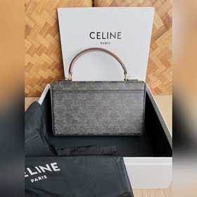 CELINE 2022 раннеосенняя сумка-бокс и небольшой жесткий чемодан п