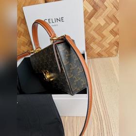 CELINE 2022 раннеосенняя сумка-бокс и небольшой жесткий чемодан п