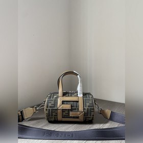 FENDI Сумка-барабан для женщин и мужчин Ткань с узором в стиле «
