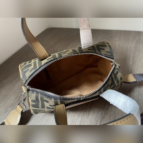 FENDI Сумка-барабан для женщин и мужчин Ткань с узором в стиле «