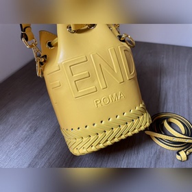 FENDI Mon Tresor маленькая сумка-бакет С вышитым рельефным узоро