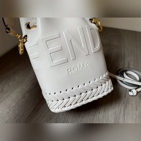 FENDI Mon Tresor маленькая сумка-бакет С вышитым рельефным узоро