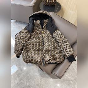 FENDI Двусторонняя пуховая куртка 500 г, высокая степень наполнен