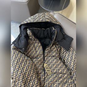 FENDI Двусторонняя пуховая куртка 500 г, высокая степень наполнен
