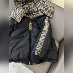 FENDI Двусторонняя пуховая куртка 500 г, высокая степень наполнен