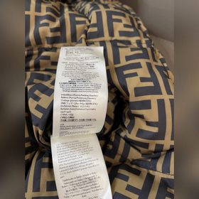 FENDI Двусторонняя пуховая куртка 500 г, высокая степень наполнен