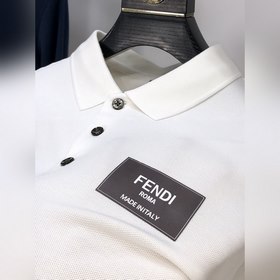 【 Fendi 】 Мужская рубашка-поло из хлопка с длинными рукавами для 