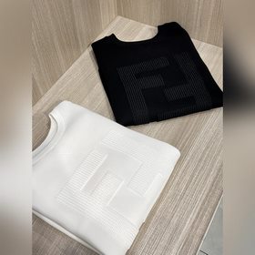 Fendi 2022 осень-зима, новейшая мужская кофта с круглым вырезом и