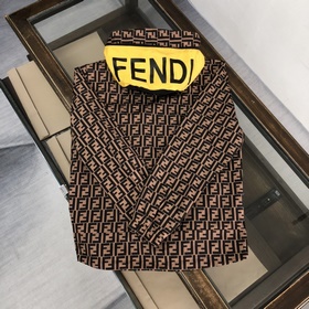 FENDI Фенди новейшая контрастная желтая куртка-толстовка с капюшо