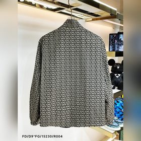 FENDI Тонкая куртка-пальто, импортная ткань, двусторонняя. Класси