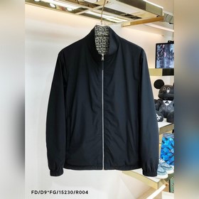 FENDI Тонкая куртка-пальто, импортная ткань, двусторонняя. Класси