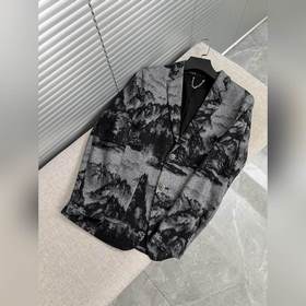 Fendi Мужской новый осенне-зимний пиджак с принтом 100% оригиналь